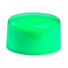 AT422F by NKK Switches - CAP PUSHBUTTON ROUND GREEN