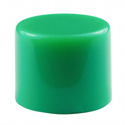 AT442F by NKK Switches - CAP PUSHBUTTON ROUND GREEN