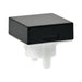 AT485A by NKK Switches - CAP PUSHBUTTON SQUARE BLACK