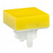 AT485EB by NKK Switches - CAP PUSHBUTTON SQUARE YEL/WHITE