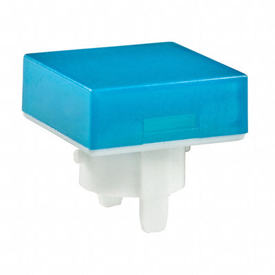 AT485GB by NKK Switches - CAP PUSHBUTTON SQUARE BLUE/WHITE