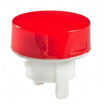 AT486CB by NKK Switches - CAP PUSHBUTTON ROUND RED/WHITE