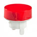AT486CB by NKK Switches - CAP PUSHBUTTON ROUND RED/WHITE