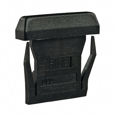 AT497 by NKK Switches - END BARRIER BLACK POLY LB SER