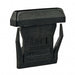 AT497 by NKK Switches - END BARRIER BLACK POLY LB SER