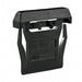 AT498 by NKK Switches - CENTER BARRIER BLACK POLY LB SER