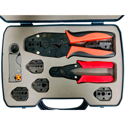 ATHT-K3081 by Adam Tech - TOOL RF CUT/STRIP/CRIMP KIT W/ 6