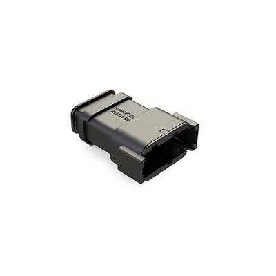 ATM04-12PB-SR1BK by Amphenol Sine Systems Corp - CONNECTOR RECPT HSG 12POS