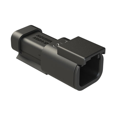 ATM04-2P-RB120BK by Amphenol Sine Systems Corp - 2-WAY RECEPTACLE, A KEY, 120 OHM