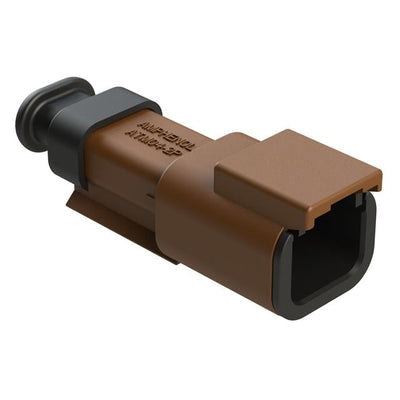 ATM04-2P-SR01BN by Amphenol Sine Systems Corp - CONNECTOR RECPT HSG 2POS