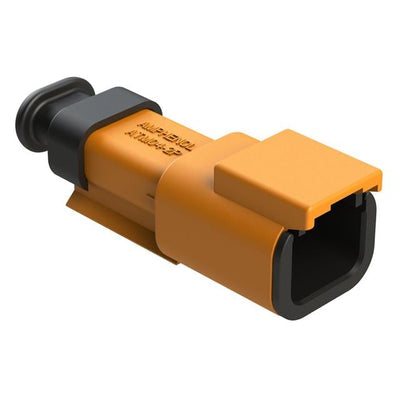 ATM04-2P-SR01OR by Amphenol Sine Systems Corp - CONNECTOR RECPT HSG 2POS