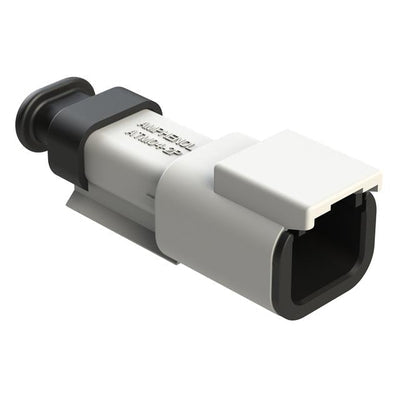 ATM04-2P-SR01WT by Amphenol Sine Systems Corp - CONNECTOR RECPT HSG 2POS