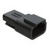ATM04-3P-BLK by Amphenol Sine Systems Corp - CONNECTOR RECPT HSG 3POS