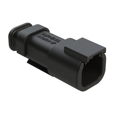 ATM04-4P-SR01BK by Amphenol Sine Systems Corp - CONNECTOR RECPT HSG 4POS