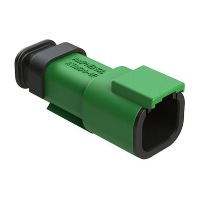 ATM04-4P-SR01GN by Amphenol Sine Systems Corp - CONNECTOR RECPT HSG 4POS