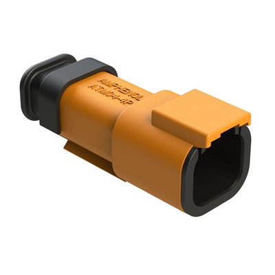 ATM04-4P-SR01OR by Amphenol Sine Systems Corp - CONNECTOR RECPT HSG 4POS