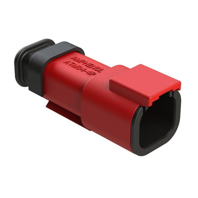 ATM04-4P-SR01RD by Amphenol Sine Systems Corp - CONNECTOR RECPT HSG 4POS