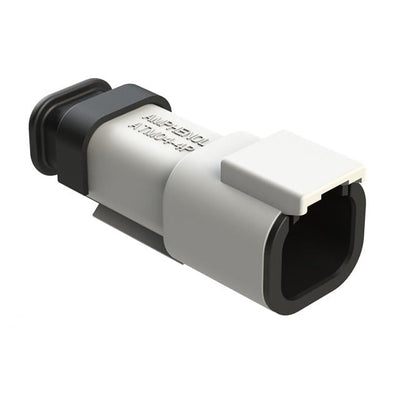 ATM04-4P-SR01WT by Amphenol Sine Systems Corp - CONNECTOR RECPT HSG 4POS