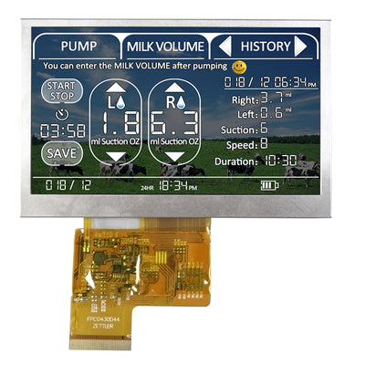 ATM0430D44 by AZ Displays - 4.3"" IPS LCD 800 X 480