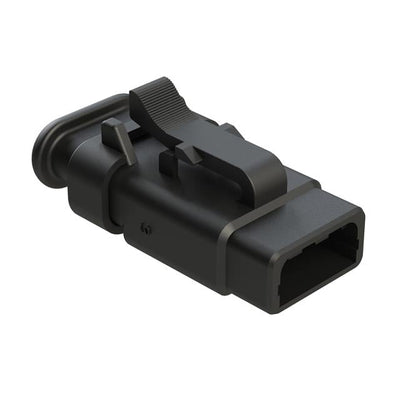 ATM06-3S-SR01BK by Amphenol Sine Systems Corp - CONNECTOR PLUG HSG 3POS
