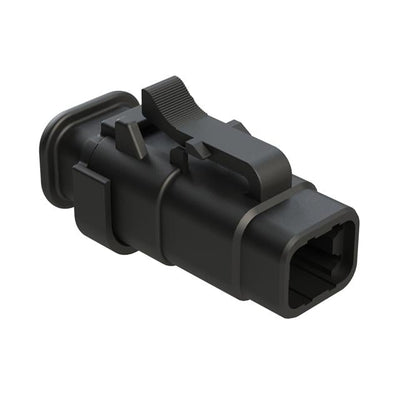 ATM06-4S-SR01BK by Amphenol Sine Systems Corp - CONNECTOR PLUG HSG 4POS