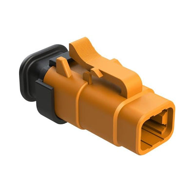 ATM06-4S-SR01OR by Amphenol Sine Systems Corp - CONNECTOR PLUG HSG 4POS