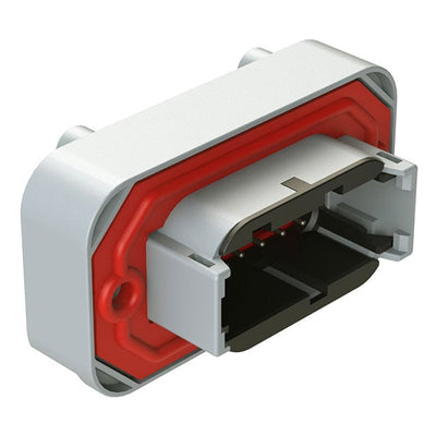 ATM13-12PB-BM03 by Amphenol Sine Systems Corp - CONNECTOR HEADER R/A 12POS