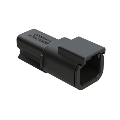 ATMH04-2PD by Amphenol Sine Systems Corp - 2 POSITION RECEPTACLE, PIN, HIGH
