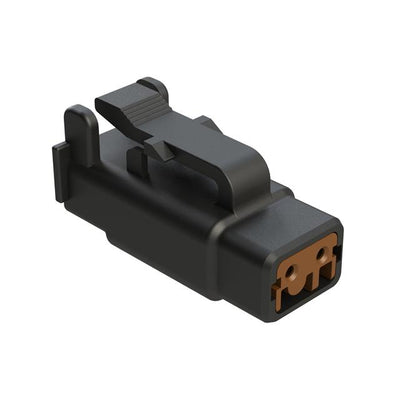 ATMH06-2SD by Amphenol Sine Systems Corp - 2 POSITION PLUG, SOCKET, HIGH TE