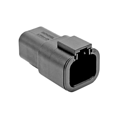 ATP04-4P-BLK by Amphenol Sine Systems Corp - CONNECTOR RECPT HSG 4POS
