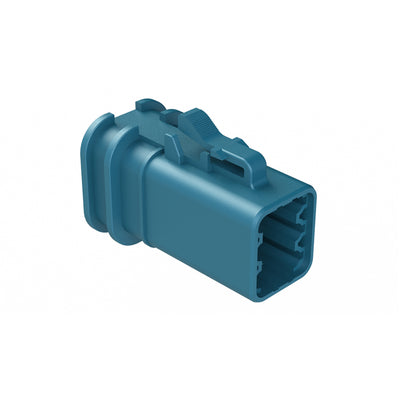 ATP06-6S-OMRDBLU by Amphenol Sine Systems Corp - CONNECTOR PLUG HSG 6POS
