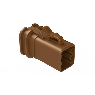 ATP06-6S-OMRDBRN by Amphenol Sine Systems Corp - CONNECTOR PLUG HSG 6POS