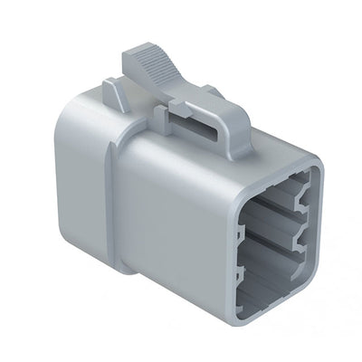 ATP04-6P-RD01 by Amphenol Sine Systems Corp - CONNECTOR RECPT HSG 6POS