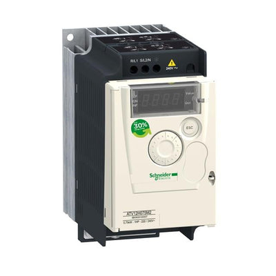 ATV12H055M2 by Schneider Electric - VARIABLE SPEED DRIVE ATV12 - 0.5