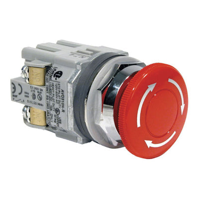 AVD301N-R by IDEC - 30MM EMERGENCY-STOP