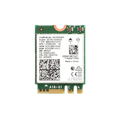 AX200NGW by Intel - INTEL WI-FI 6 AX200 M.2 , 2230,
