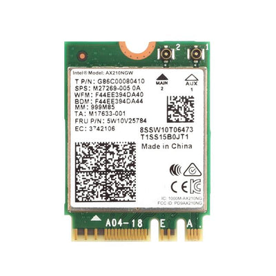 AX210NGW by Intel - Intel Wi-Fi 6E Gig+ M.2 2230