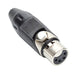 AX4F4M by Amphenol Audio - CONNECTOR PLUG FMALE XLR 4P SLDR CUP