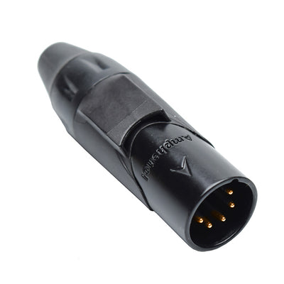 AX5MB1M-AU by Amphenol Audio - CONNECTOR RECPT MALE XLR 5P SOLDER CUP