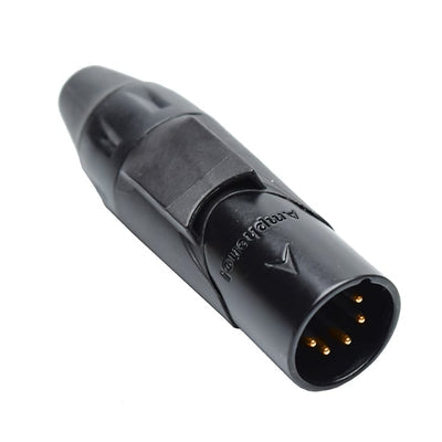 AX5MB2M-AU by Amphenol Audio - CONNECTOR RECPT MALE XLR 5P SOLDER CUP