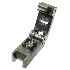 AXS-3225-04-04 by Abracon LLC - SOCKET 4PAD 3.2X2.5 CRYSTAL
