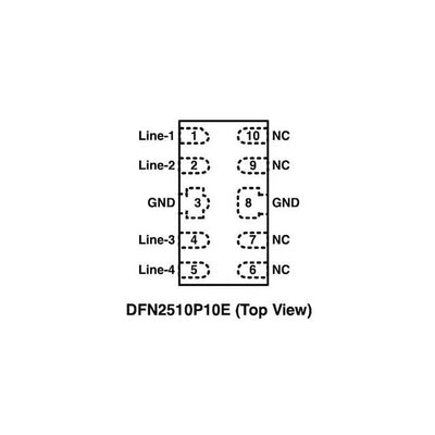 AZ176S-04F by Amazing - LOW CAP ESD HIGH SPEED 4-CH 1.5V