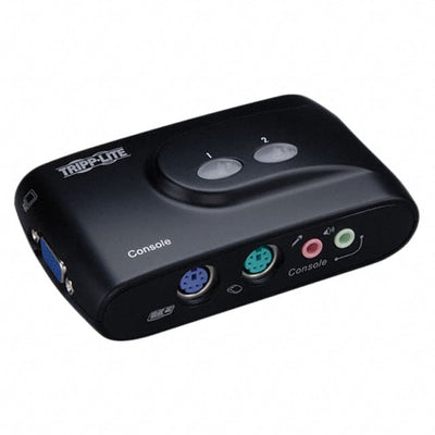 B004-VPA2-K-R by Tripp Lite - KVM SWITCH PS/2 W AUDIO & CABLES