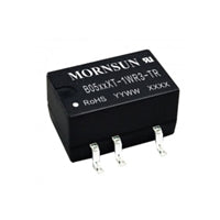 F0505XT-1WR3-TR by Mornsun America, LLC - DC DC CONVERTER 5V 1W