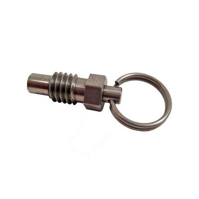 717.10-0.156-1/4X20-A-NI by J.W. Winco - PULL RING RETRACTABLE PLUNGER SS