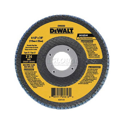 B1035001 by DeWalt - DEWALT FLAP DISC TYPE 27 4-1/2X5