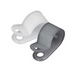 504612-100 by Quick Cable - NYLON CABLE CLAMPS, 1/4"" DIAMETE
