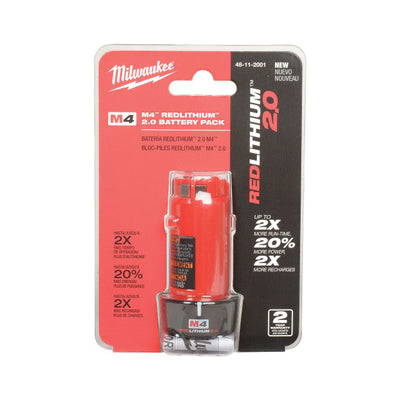 48-11-2001 by Milwaukee - BATTERY PACK LI-ION 4V 2AH