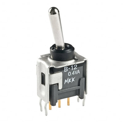 B12AB by NKK Switches - SWITCH TOGGLE SPDT 0.4VA 28V