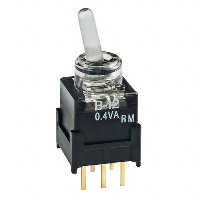 B12JJPCF by NKK Switches - SWITCH TOGGLE SPDT 0.4VA 28V